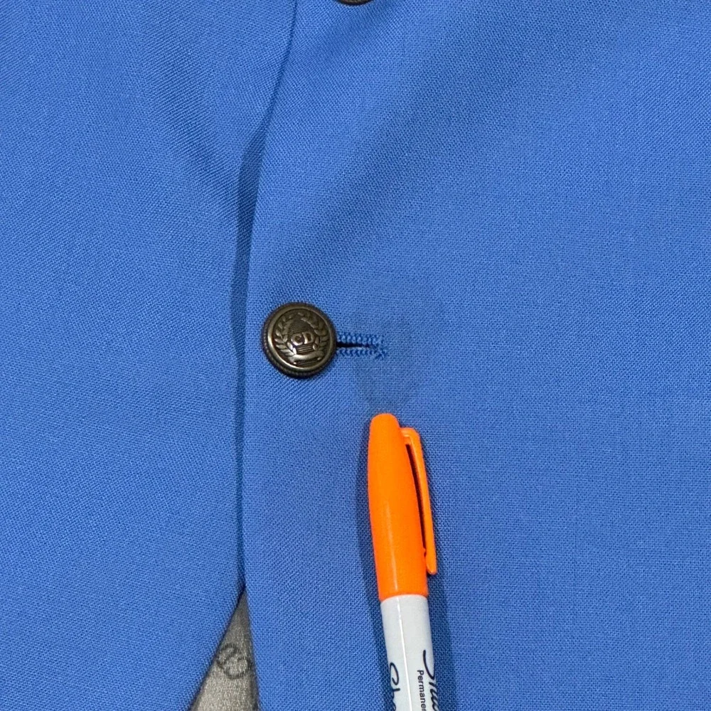 VTG Christian‎ Dior Le Connaisseur Blue Blazer 46L Made in USA Business